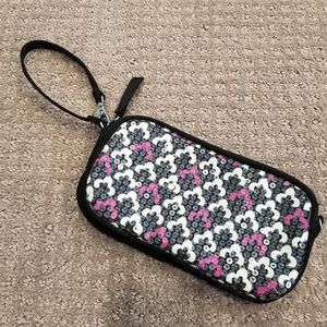 Sequin Vera Bradley Clutch in Canterberry Magenta